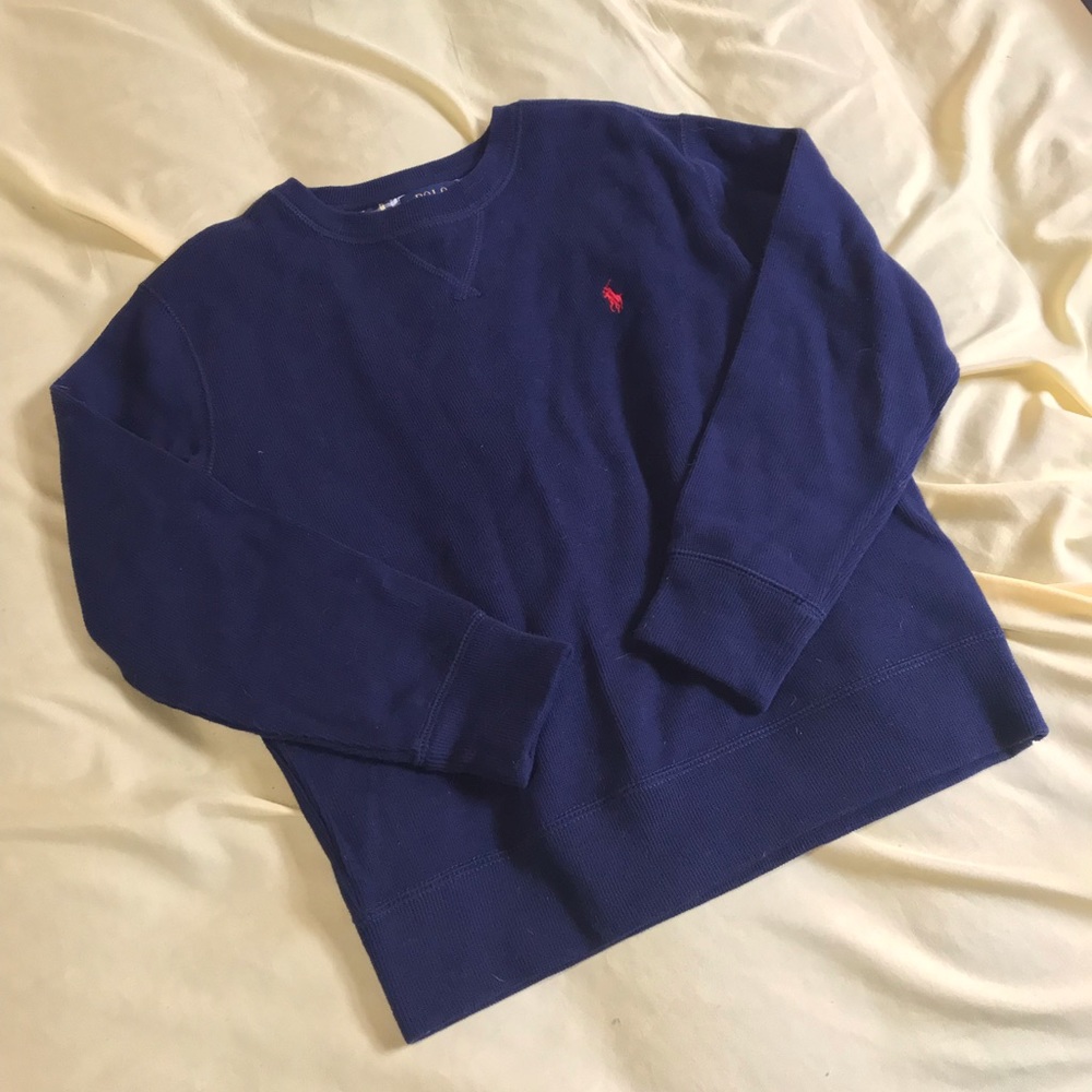 Boys Small Polo Ralph Lauren Navy Sweater